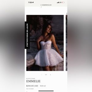 White sparky mini dress